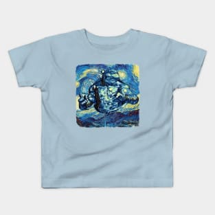 TMNT Ninja Turtles Van Gogh Style -3 Kids T-Shirt